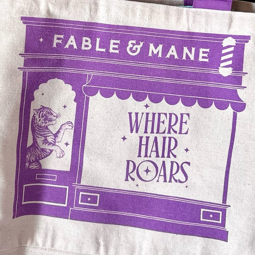Fable & Mane tiger tote bag